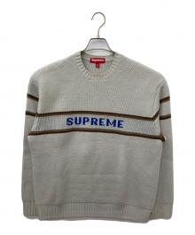 SUPREME（シュプリーム）の古着「Chest Stripe Sweater」｜グレー