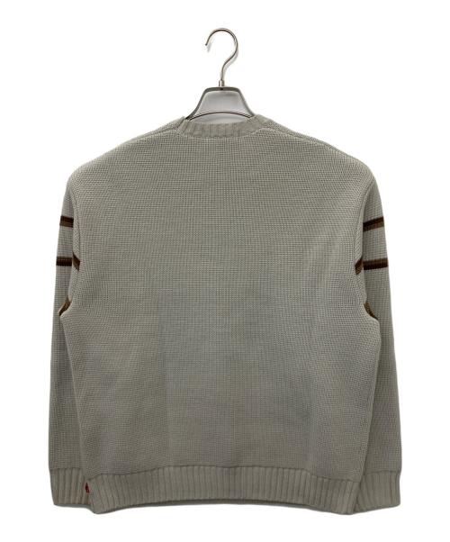 SUPREME（シュプリーム）SUPREME (シュプリーム) Chest Stripe Sweater グレー サイズ:Mの古着・服飾アイテム