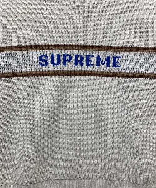 SUPREME（シュプリーム）SUPREME (シュプリーム) Chest Stripe Sweater グレー サイズ:Mの古着・服飾アイテム