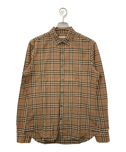 BURBERRY BRIT（バーバリーブリット）BURBERRY BRIT (バーバリーブリット) ノバチェック 長袖シャツ ベージュ サイズ:Mの古着・服飾アイテム
