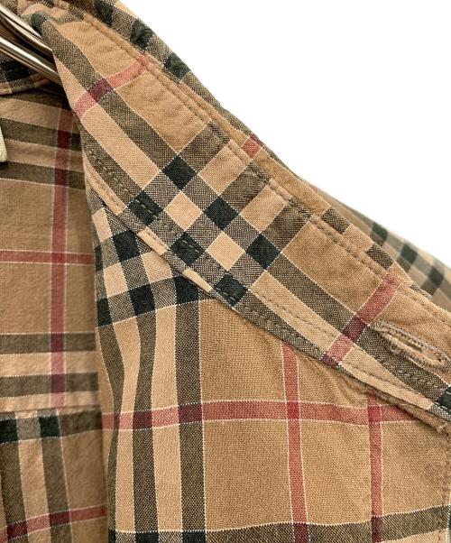 BURBERRY BRIT（バーバリーブリット）BURBERRY BRIT (バーバリーブリット) ノバチェック 長袖シャツ ベージュ サイズ:Mの古着・服飾アイテム