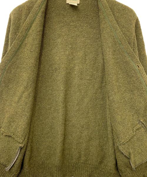 L.L.Bean（エルエルビーン）L.L.Bean (エルエルビーン) ウールカーディガン カーキ サイズ:XLの古着・服飾アイテム