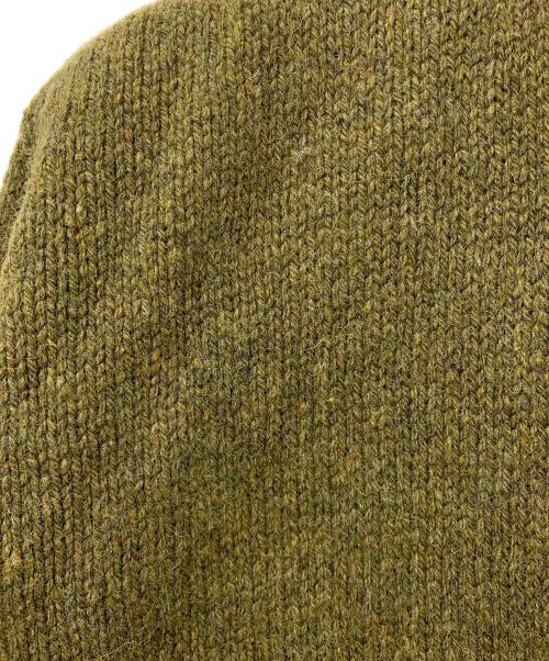 L.L.Bean（エルエルビーン）L.L.Bean (エルエルビーン) ウールカーディガン カーキ サイズ:XLの古着・服飾アイテム
