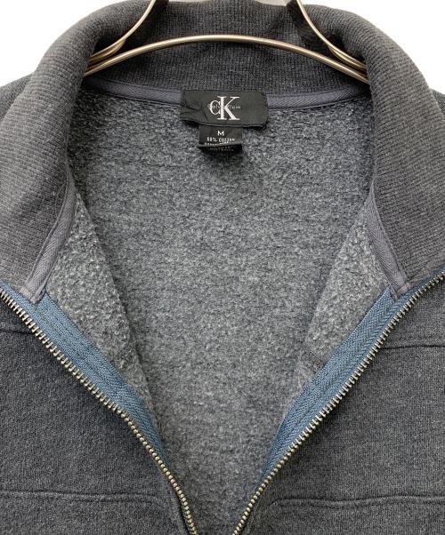 Calvin Klein（カルバンクライン）Calvin Klein (カルバンクライン) 90'sジップパーカー グレー サイズ:Mの古着・服飾アイテム