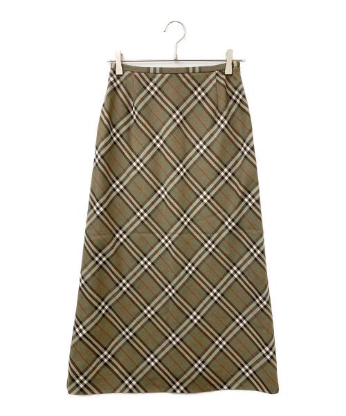 Burberry's（バーバリーズ）Burberry's (バーバリーズ) チェックスカート マルチカラー サイズ:38の古着・服飾アイテム