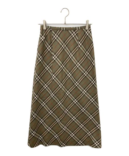 Burberry's（バーバリーズ）Burberry's (バーバリーズ) チェックスカート マルチカラー サイズ:38の古着・服飾アイテム
