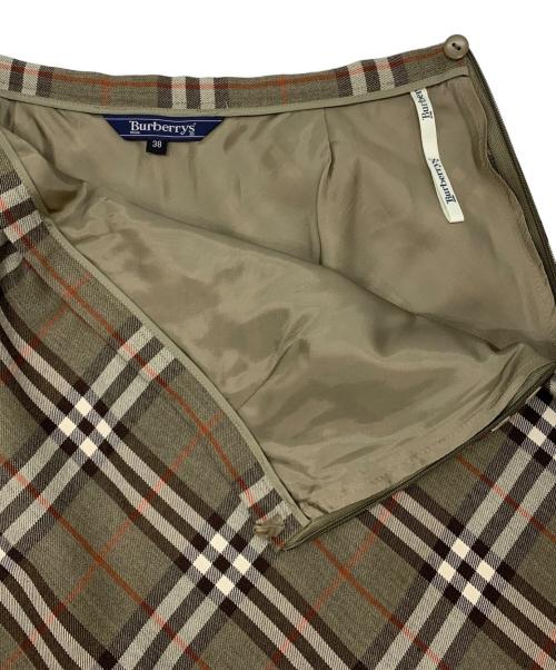 Burberry's（バーバリーズ）Burberry's (バーバリーズ) チェックスカート マルチカラー サイズ:38の古着・服飾アイテム