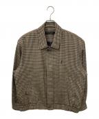 Yves Saint Laurent pour hommeイヴサンローラン プールオム）の古着「80's~90'sチェックブルゾン」｜ブラウン