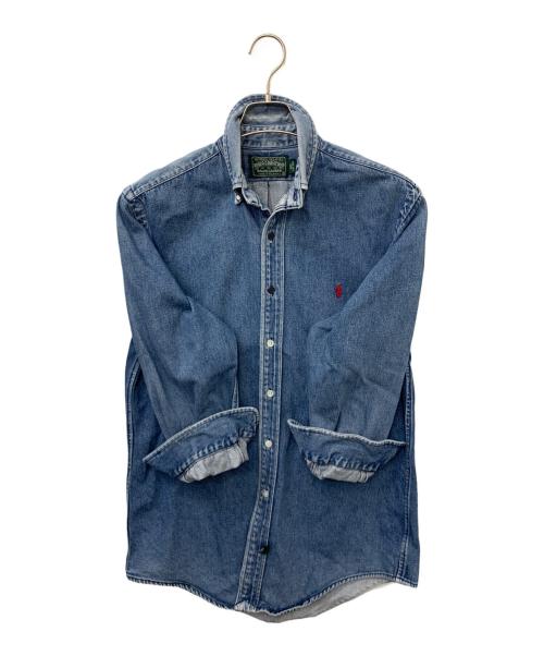 POLO COUNTRY（ポロカントリー）POLO COUNTRY (ポロカントリー) 80’s~90’sデニムシャツ インディゴ サイズ:Sの古着・服飾アイテム