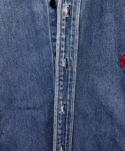 POLO COUNTRY（ポロカントリー）POLO COUNTRY (ポロカントリー) 80’s~90’sデニムシャツ インディゴ サイズ:Sの古着・服飾アイテム