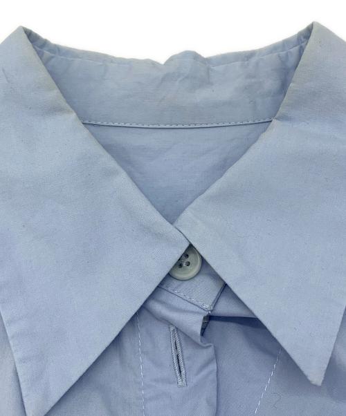 MM6 Maison Margiela（エムエムシックスメゾンマルジェラ）MM6 Maison Margiela (エムエムシックスメゾンマルジェラ) シャツワンピース スカイブルー サイズ:40の古着・服飾アイテム