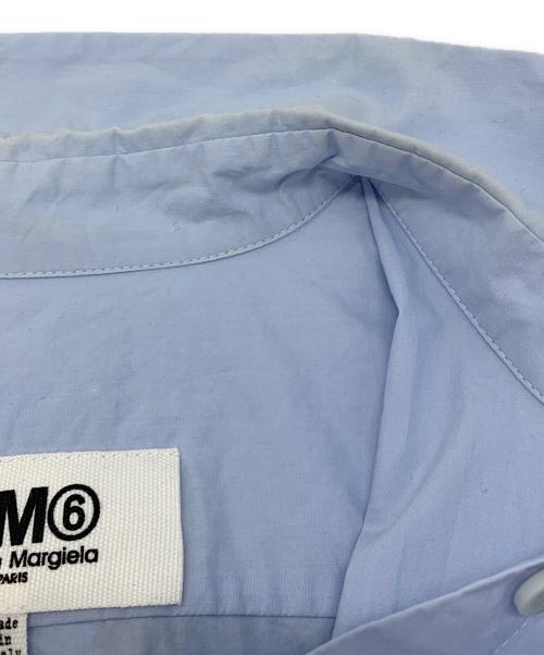 MM6 Maison Margiela（エムエムシックスメゾンマルジェラ）MM6 Maison Margiela (エムエムシックスメゾンマルジェラ) シャツワンピース スカイブルー サイズ:40の古着・服飾アイテム
