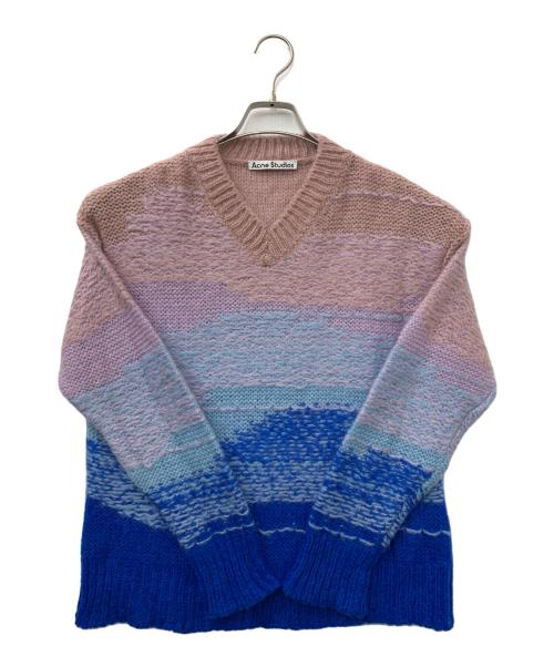 Acne studios（アクネ ストゥディオズ）ACNE STUDIOS (アクネ ストゥディオズ) グラデーションニット マルチカラー サイズ:XXSの古着・服飾アイテム