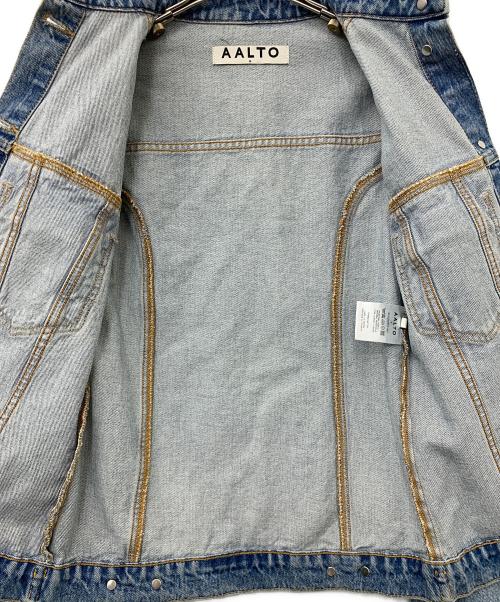 AALTO（アールト）AALTO (アールト) デニムジャケット スカイブルー サイズ:34の古着・服飾アイテム