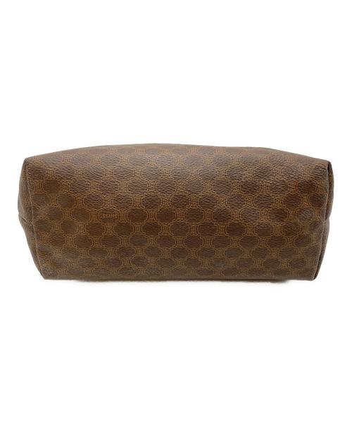 CELINE（セリーヌ）CELINE (セリーヌ) ポーチ マカダム ブラウンの古着・服飾アイテム