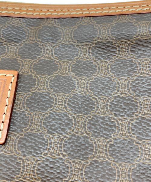 CELINE（セリーヌ）CELINE (セリーヌ) ポーチ マカダム ブラウンの古着・服飾アイテム