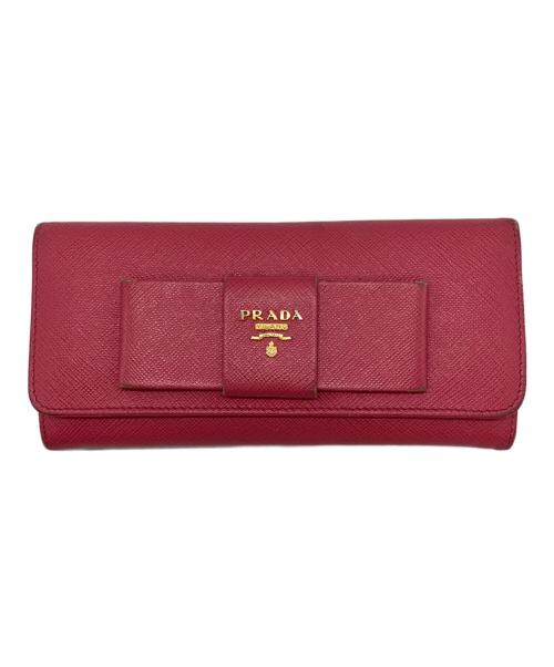 PRADA（プラダ）PRADA (プラダ) サフィアーノリボン長財布の古着・服飾アイテム