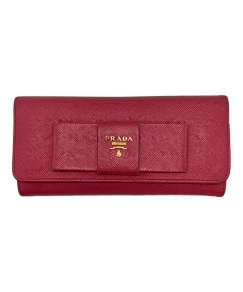 PRADA（プラダ）PRADA (プラダ) サフィアーノリボン長財布の古着・服飾アイテム