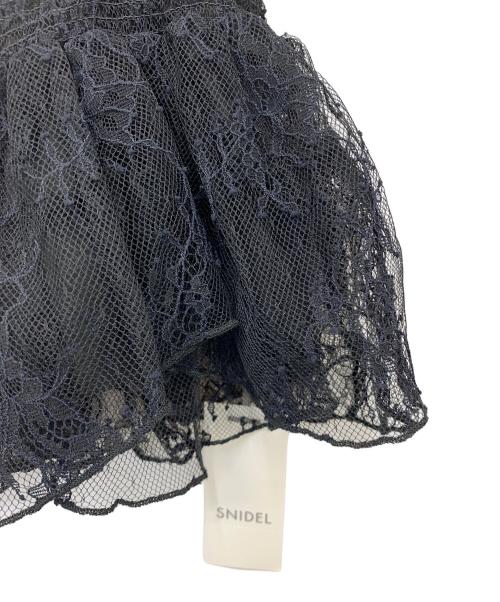 Snidel（スナイデル）Snidel (スナイデル) オフショルギャザーブラウス ブラック サイズ:Fの古着・服飾アイテム
