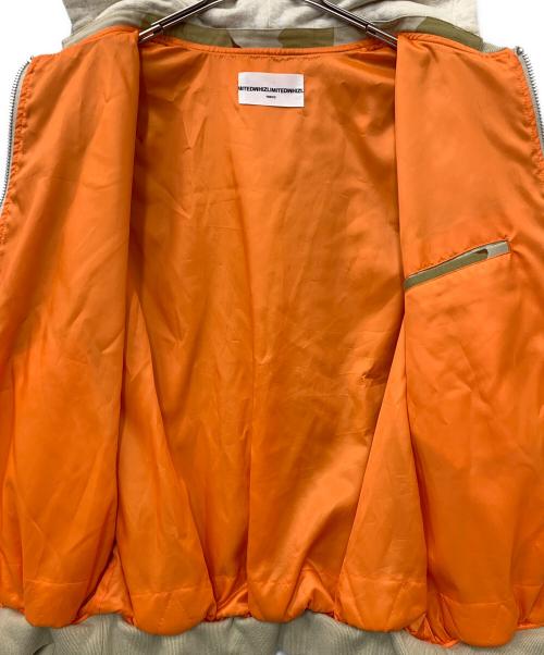 whiz limited（ウィズリミテッド）whiz limited (ウィズリミテッド) フード付MA-1ジャケット カーキ サイズ:Mの古着・服飾アイテム