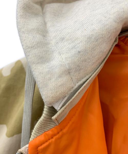 whiz limited（ウィズリミテッド）whiz limited (ウィズリミテッド) フード付MA-1ジャケット カーキ サイズ:Mの古着・服飾アイテム