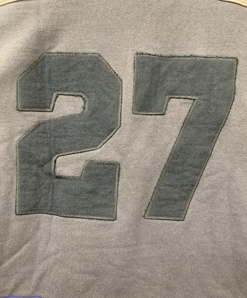 son of the cheese（サノバチーズ）SON OF THE CHEESE (サノバチーズ) 27 HOCKEY SHIRT グレー サイズ:Mの古着・服飾アイテム