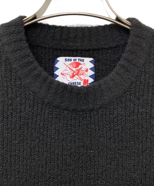 son of the cheese（（サノバチーズ））son of the cheese (（サノバチーズ）) BORDER CREW ブラック サイズ:Mの古着・服飾アイテム