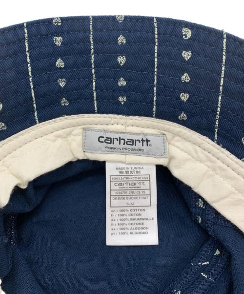 Carhartt WIP（カーハート ワーク イン プログレス）CARHARTT WIP (カーハート ワーク イン プログレス) DREWE BUCKET HAT ネイビーの古着・服飾アイテム