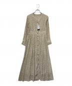 SHIPSシップス）の古着「長袖ワンピース」｜ベージュ