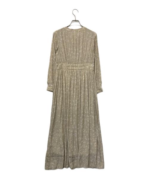SHIPS（シップス）SHIPS (シップス) 長袖ワンピース ベージュ サイズ:36の古着・服飾アイテム