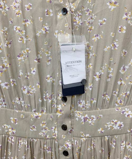 SHIPS（シップス）SHIPS (シップス) 長袖ワンピース ベージュ サイズ:36の古着・服飾アイテム