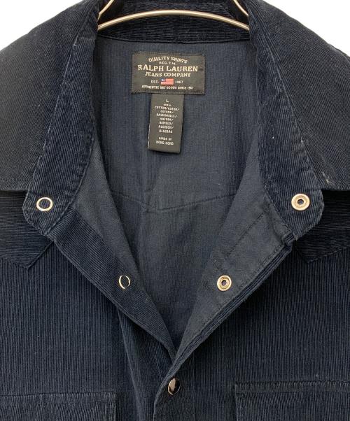 RALPH LAUREN（ラルフローレン）RALPH LAUREN (ラルフローレン) コーデュロイシャツ インディゴ サイズ:Lの古着・服飾アイテム