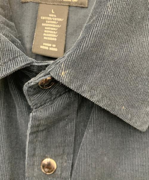 RALPH LAUREN（ラルフローレン）RALPH LAUREN (ラルフローレン) コーデュロイシャツ インディゴ サイズ:Lの古着・服飾アイテム