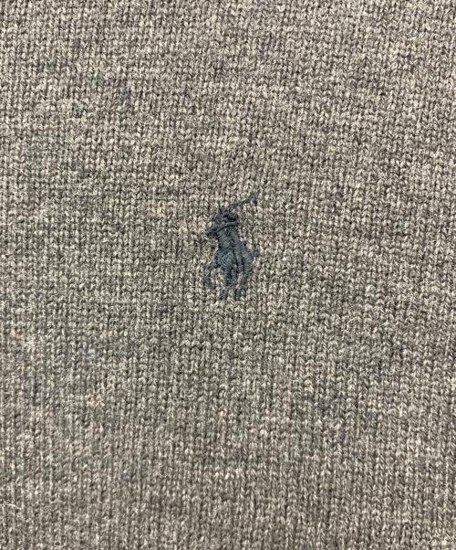 POLO GOLF（ポロ ゴルフ）POLO GOLF (ポロ ゴルフ) Vネックニット グレー サイズ:Mの古着・服飾アイテム