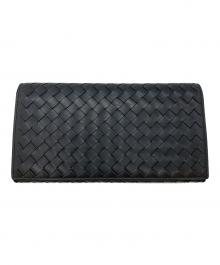 BOTTEGA VENETA（ボッテガベネタ）の古着「INTRECCIATO WALLET」｜ブラック