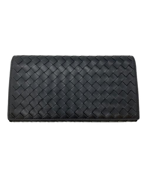 BOTTEGA VENETA（ボッテガベネタ）BOTTEGA VENETA (ボッテガベネタ) INTRECCIATO WALLET ブラックの古着・服飾アイテム