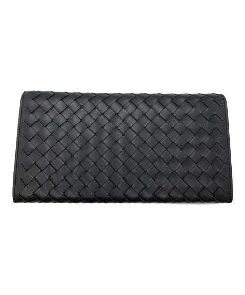 BOTTEGA VENETA（ボッテガベネタ）BOTTEGA VENETA (ボッテガベネタ) INTRECCIATO WALLET ブラックの古着・服飾アイテム