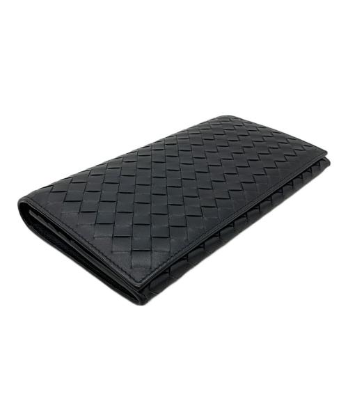BOTTEGA VENETA（ボッテガベネタ）BOTTEGA VENETA (ボッテガベネタ) INTRECCIATO WALLET ブラックの古着・服飾アイテム