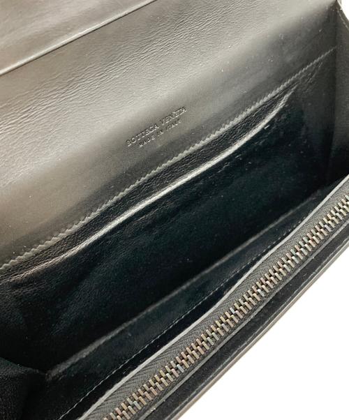 BOTTEGA VENETA（ボッテガベネタ）BOTTEGA VENETA (ボッテガベネタ) INTRECCIATO WALLET ブラックの古着・服飾アイテム