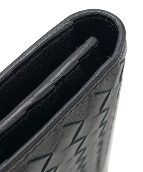BOTTEGA VENETA（ボッテガベネタ）BOTTEGA VENETA (ボッテガベネタ) INTRECCIATO WALLET ブラックの古着・服飾アイテム
