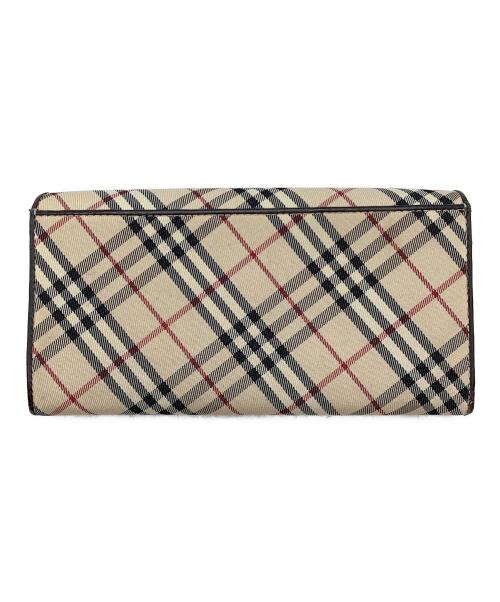 BURBERRY（バーバリー）BURBERRY (バーバリー) 長財布 ブラウン×ベージュの古着・服飾アイテム