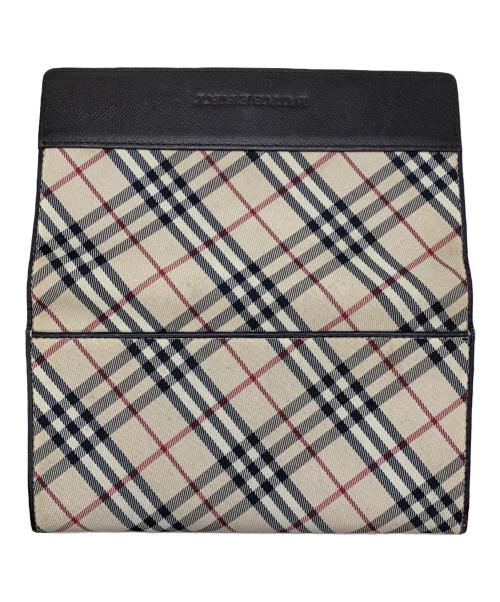 BURBERRY（バーバリー）BURBERRY (バーバリー) 長財布 ブラウン×ベージュの古着・服飾アイテム