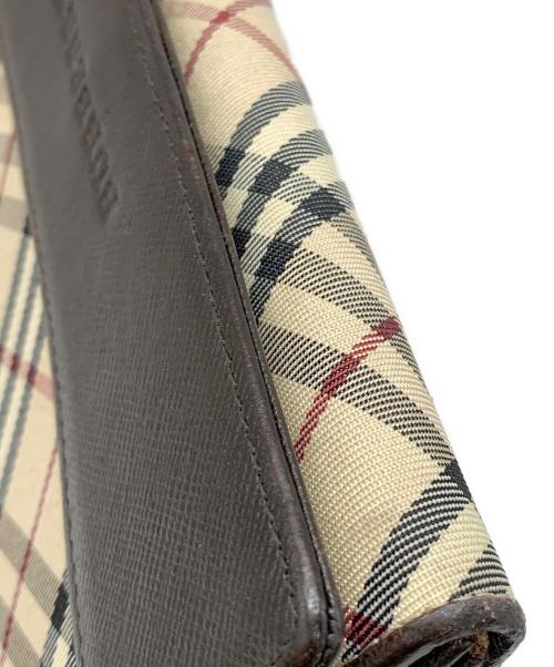 BURBERRY（バーバリー）BURBERRY (バーバリー) 長財布 ブラウン×ベージュの古着・服飾アイテム