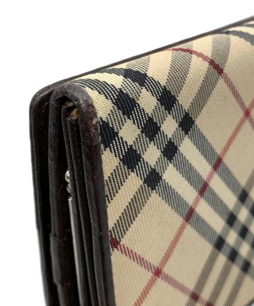 BURBERRY（バーバリー）BURBERRY (バーバリー) 長財布 ブラウン×ベージュの古着・服飾アイテム