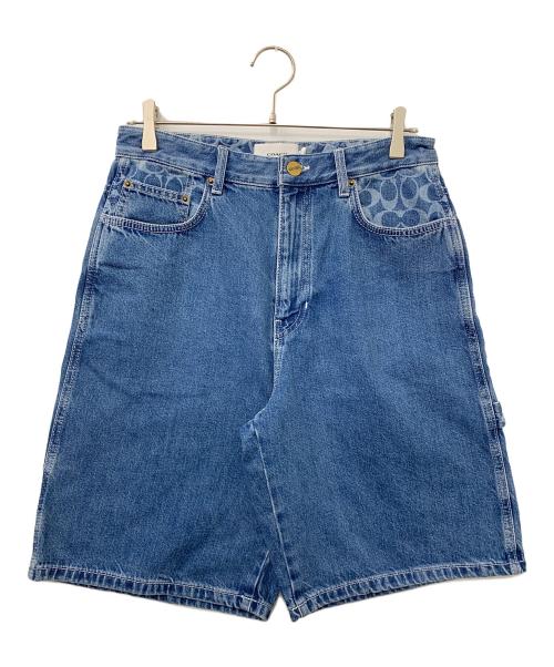 COACH（コーチ）COACH (コーチ) デニムハーフパンツ インディゴ サイズ:76cm (W30)の古着・服飾アイテム