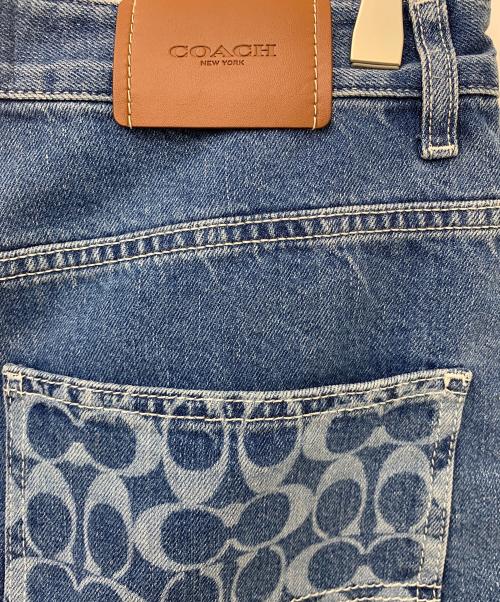 COACH（コーチ）COACH (コーチ) デニムハーフパンツ インディゴ サイズ:76cm (W30)の古着・服飾アイテム