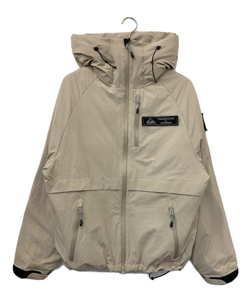 Quiksilver（クイックシルバー）Quiksilver (クイックシルバー) ダウンジャケット ブラウン サイズ:Mの古着・服飾アイテム