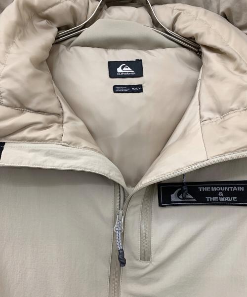 Quiksilver（クイックシルバー）Quiksilver (クイックシルバー) ダウンジャケット ブラウン サイズ:Mの古着・服飾アイテム