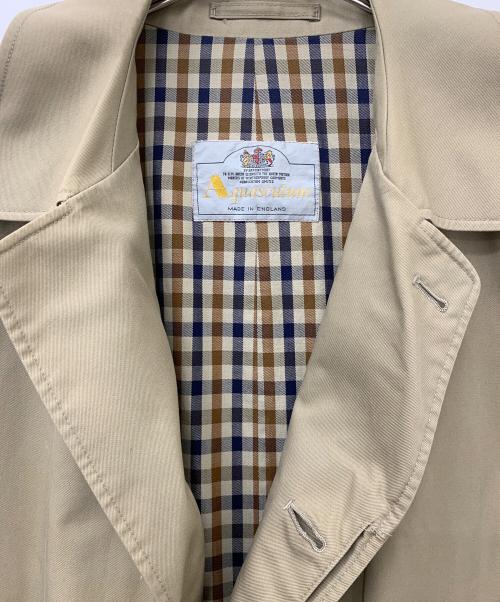 Aquascutum（アクアスキュータム）Aquascutum (アクアスキュータム) ステンカラーコート ベージュ サイズ:不明の古着・服飾アイテム