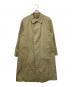 Aquascutum（アクアスキュータム）の古着「ステンカラーコート」｜ベージュ